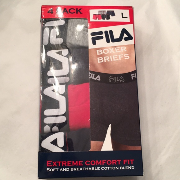 Fila boxer briefs 4 pack Clearance